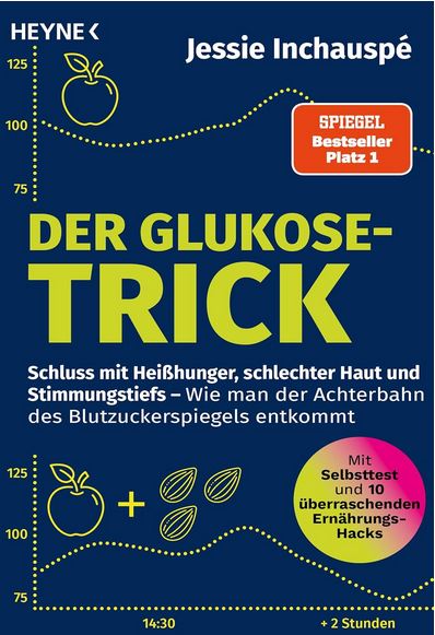 Man sieht das Titelbild des Buchs "Der Glukose-Trick"