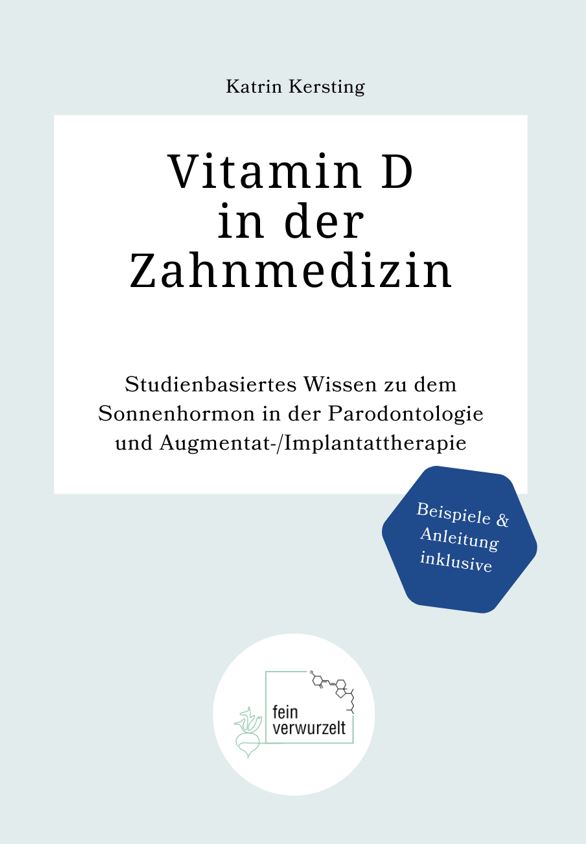 Man sieht das Titelbild des Buchs "Vitamin D in der Zahnmedizin"