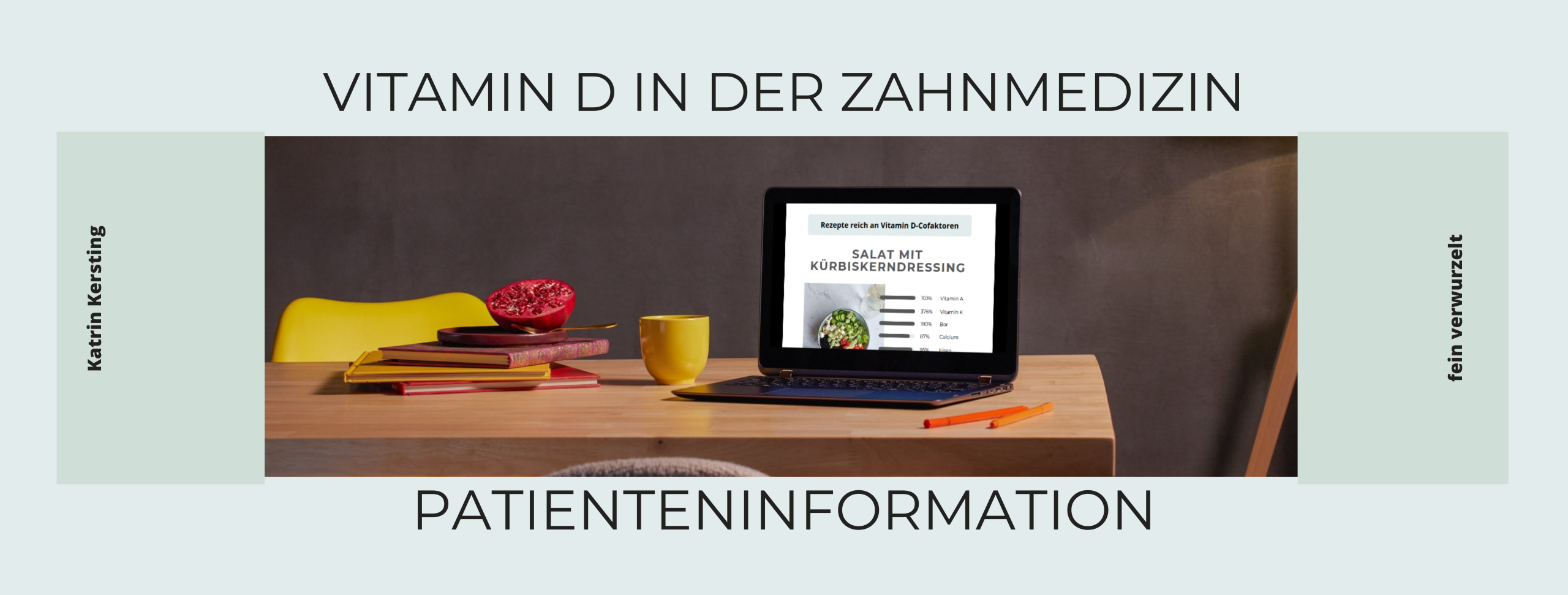Zu sehen ist ein Ausschnitt aus dem Produkt für Patienten "Vitamin D in der Zahnmedizin"